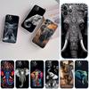 PP2 Animal Elephant Soft Shell Transparent Phone Case for Motorola Moto G7 G8 G9 G84 G85 G73 G24 G15 Z2 Play Power Plus
