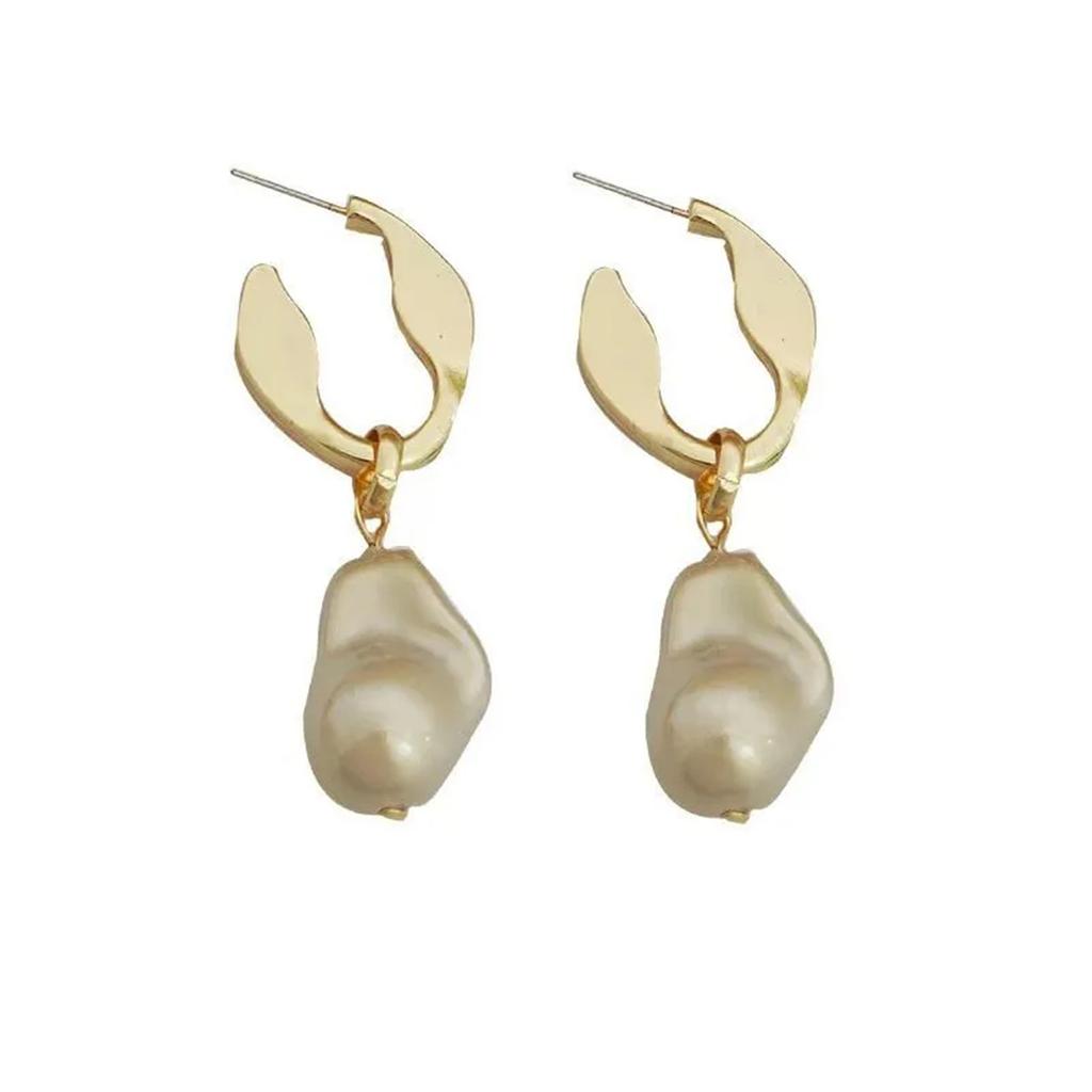 Pearl Flower Earrings French Forest High-end Temperament Earrings Light Luxury Antique Earrings For Women