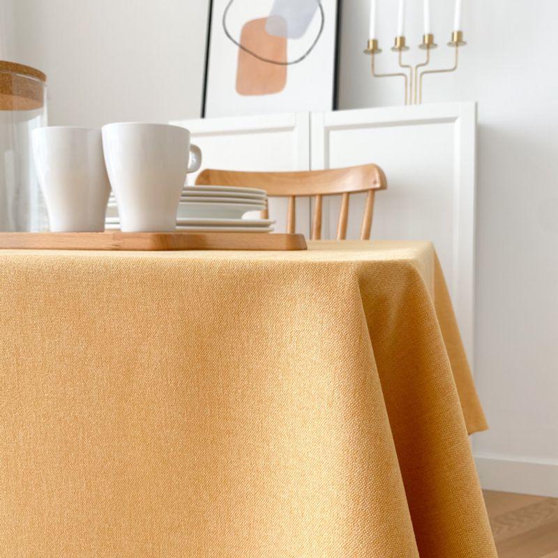 

Современная однотонная скатерть Водонепроницаемая, маслоотталкивающая и термостойкая Одноразовая ткань для обеденного стола Квадратная Для дома Маленький квадратный стол Скатерть Orange Yellow(Waterproof) 80*80cm