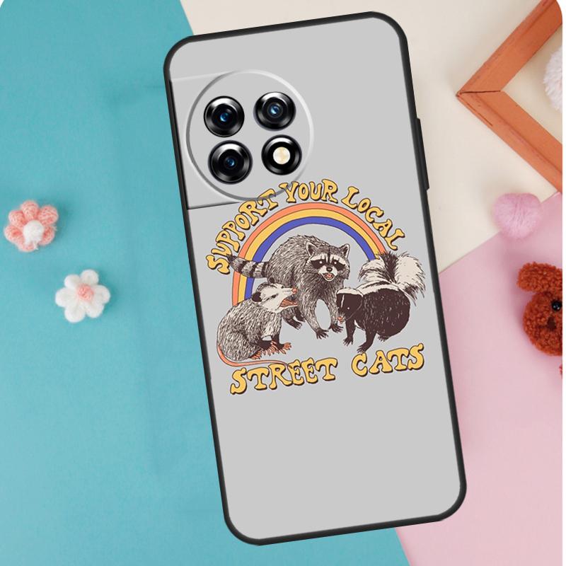 

Чехол с милым енотом для OnePlus 12 11 9 10 Pro 9RT 10T 10R 12R OnePlus Nord N10 N20 CE 2 3 Lite 2T OnePlus Nord CE3Lite