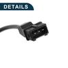 Crankshaft Position Sensor for Chevrolet Aveo 1.6 2004-2006 Sturdy No.25182450 Engine Crank CKP Sensor Black 1 Pc