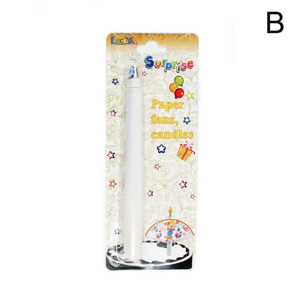 1PC Creative Surprise Fan Birthday Candle Birthday Birthday Decoration Decor Party Candle Candle Cake Clown Cake Happy
