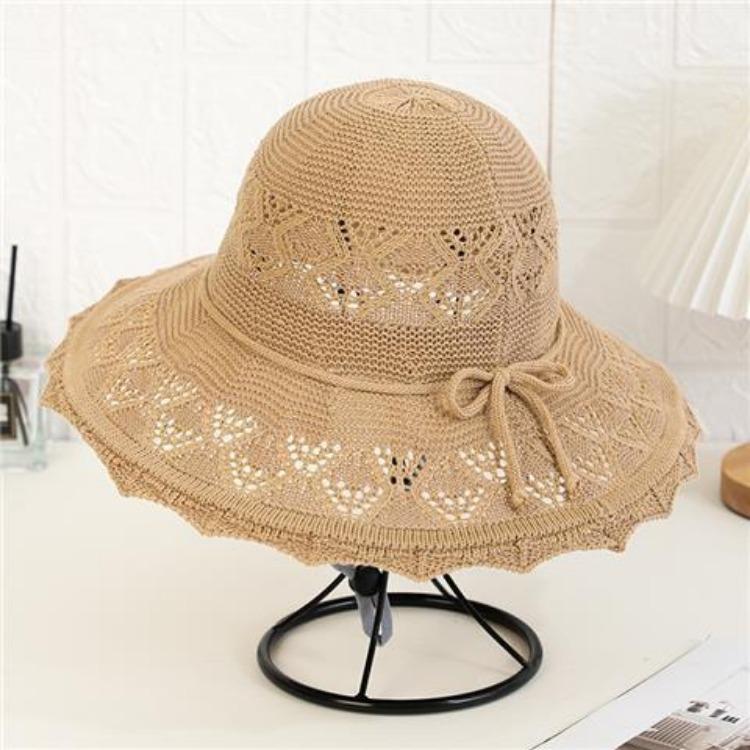 Summer Women's Straw Hat Sun Protection Korean Version Sun Protection Hat Large Eave Beach Cool Hat Women