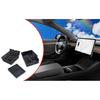 3Pcs Flocked Center Console Organizer Tray Storage Box For 2021 2022 Tesla Model3 Model Y