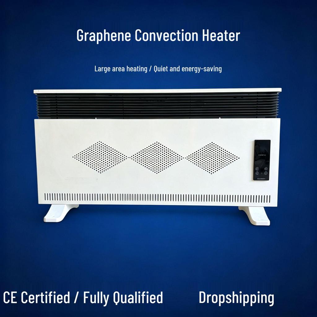 Graphene Energy-Saving Wall/Floor Electric Heater for School, Commercial & Home Use