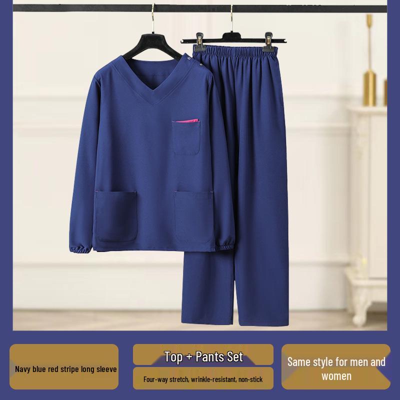 Women's Summer Quick-Dry Four-Way Stretch Short-Sleeve Scrub Suit