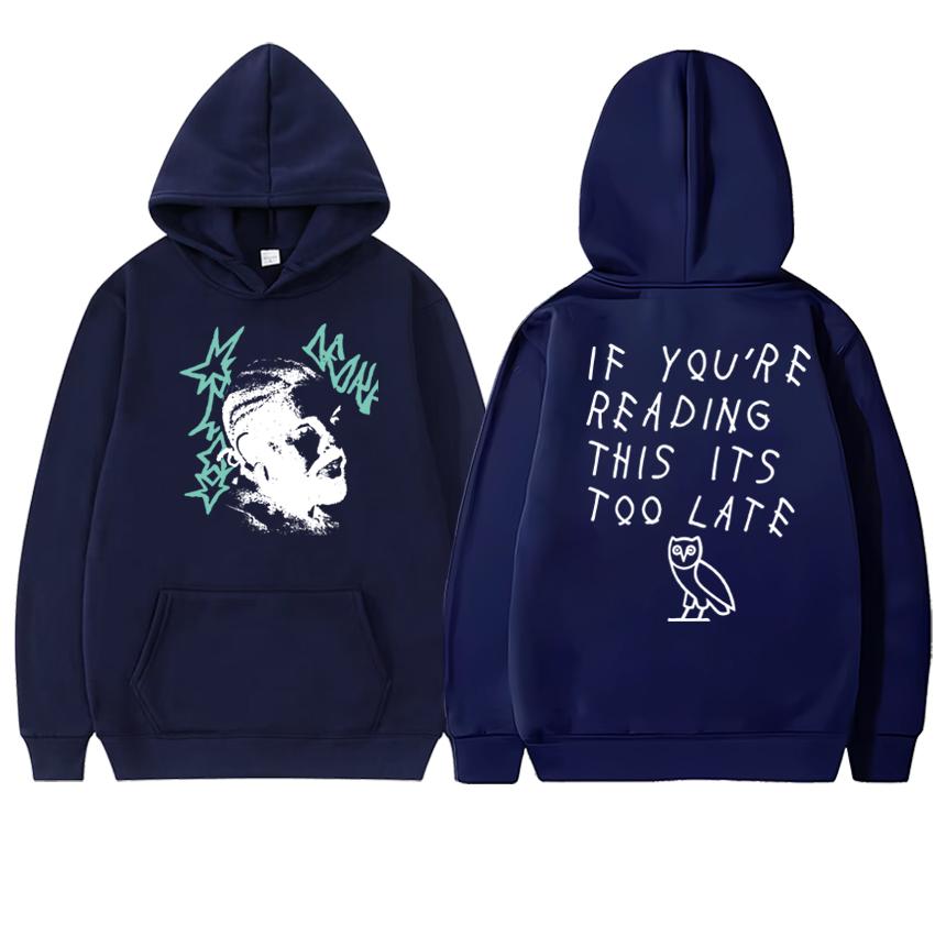 

Rapper Drake Music Album Double Sided printed Autumn Winter Hoodies Men women vintage harajuku pullover Unisex Fleece Sweatshirt 3XL