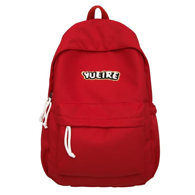 Girls' College Style Backpack for Junior High School Students New Style Versatile High School Students Simple and Niche Backpack