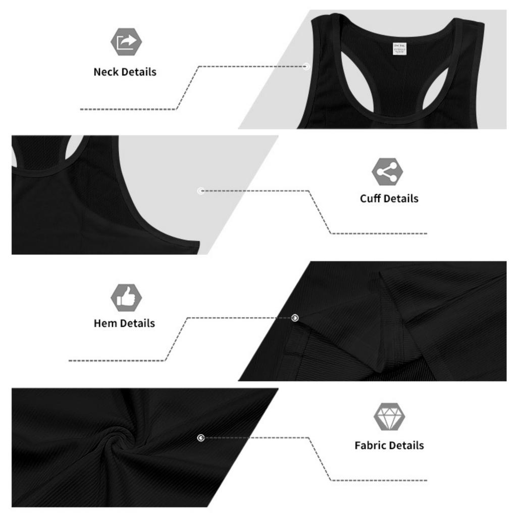 Herren Freizeit Gestreiftes Stretch Sport Tanktop Feuchtigkeitsableitend Schnelltrocknend Atmungsaktiv Basisschicht Fitnessstudio Weste für Sporttraining