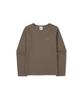 Ribbed Women's L/S T-Shirt GS-S26SWFTL39 Long-Sleeve T-Shirt, Women's, Size L, Brown