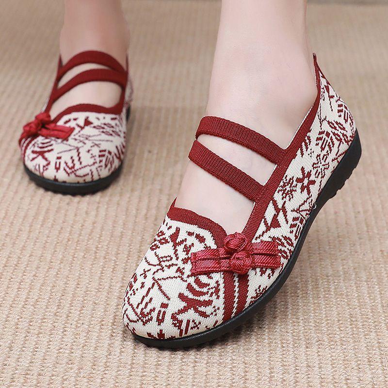 

Популярные новые европейские туфли для рыбалки на толстой подошве с одной педалью, новые летние 2024 года, сетчатые дышащие женские туфли Xiaoxiangfeng 41 красный