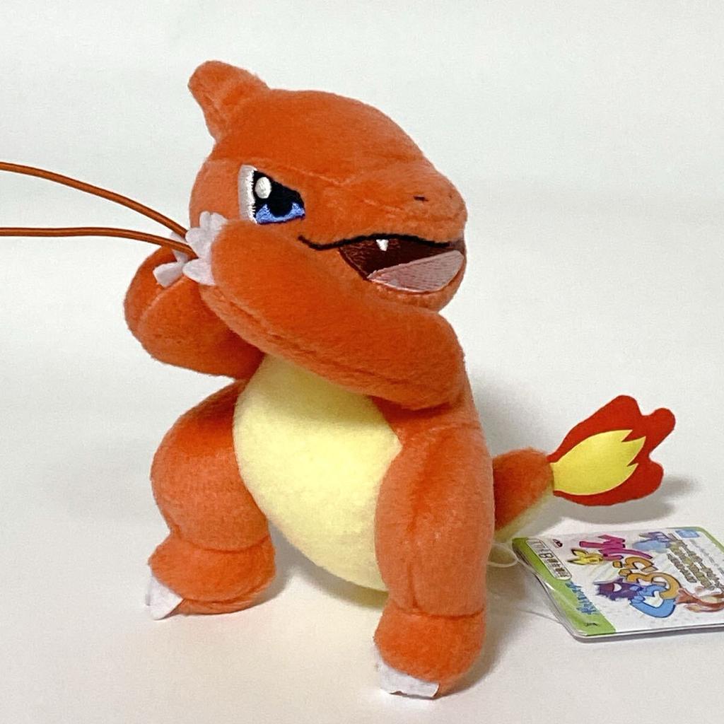 Plush Toy Prize Item Unused Plush Hanging Type with Elastic Bandai Spirits Pokémon "Guraburarin Charmeleon" (6637) Mascot,