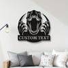 Personalized T-Rex Dinosaur Metal Sign Rustic Wall Art Home Office Man Cave Decor Durable Unique Gift