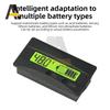 Universal LCD Battery Voltage Level Indicator for Motorcycle RV Solar Power 9-120V Wide Range with Smart Compatibility