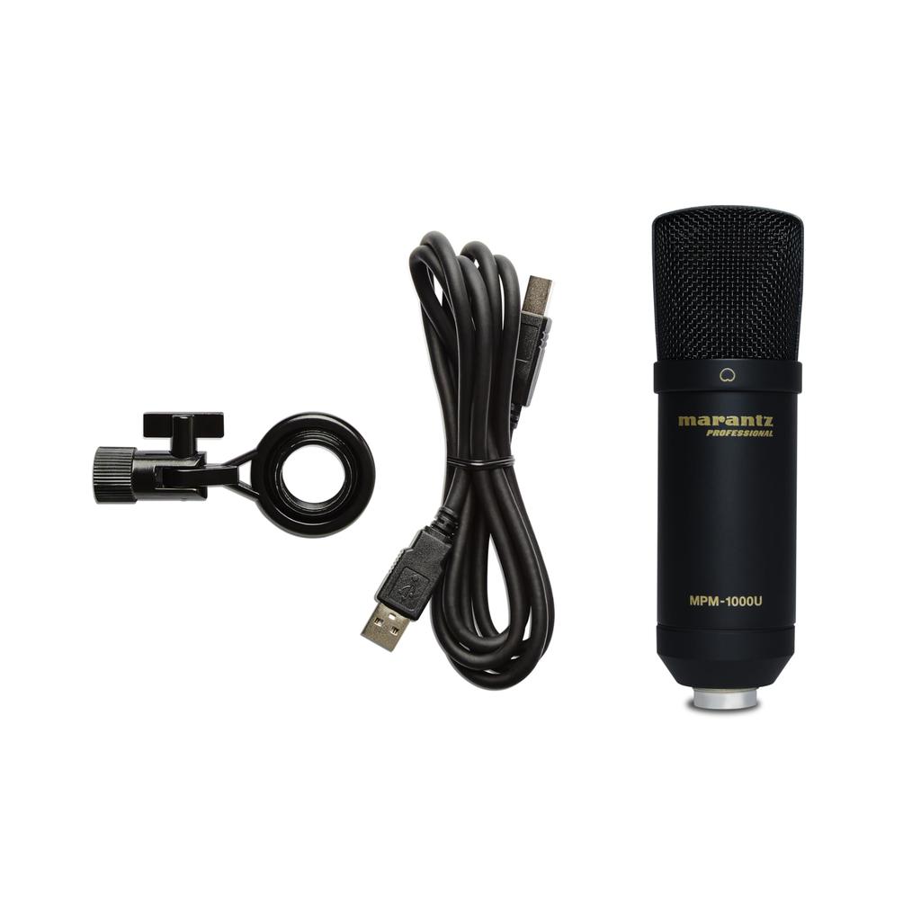 Marantz Pro USB Microphone Condenser Microphone Gaming Telework DAW Recording Distribution Recording Unidirectional MPM1000U