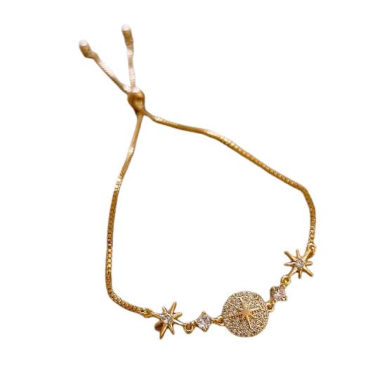 Women Bracelet Butterfly Pendant Rhinestone Decor Adjustable Length Stainless Lightweight Tassel Lobster Clip Lady Wrist Chain Girlfriend Present