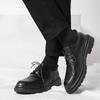 Richelieus pour hommes Brogues tendance Chaussures de ville classiques pour hommes Chaussures à lacets pour hommes Chaussures en cuir verni Chaussures formelles en cuir noir pour soirée de mariage