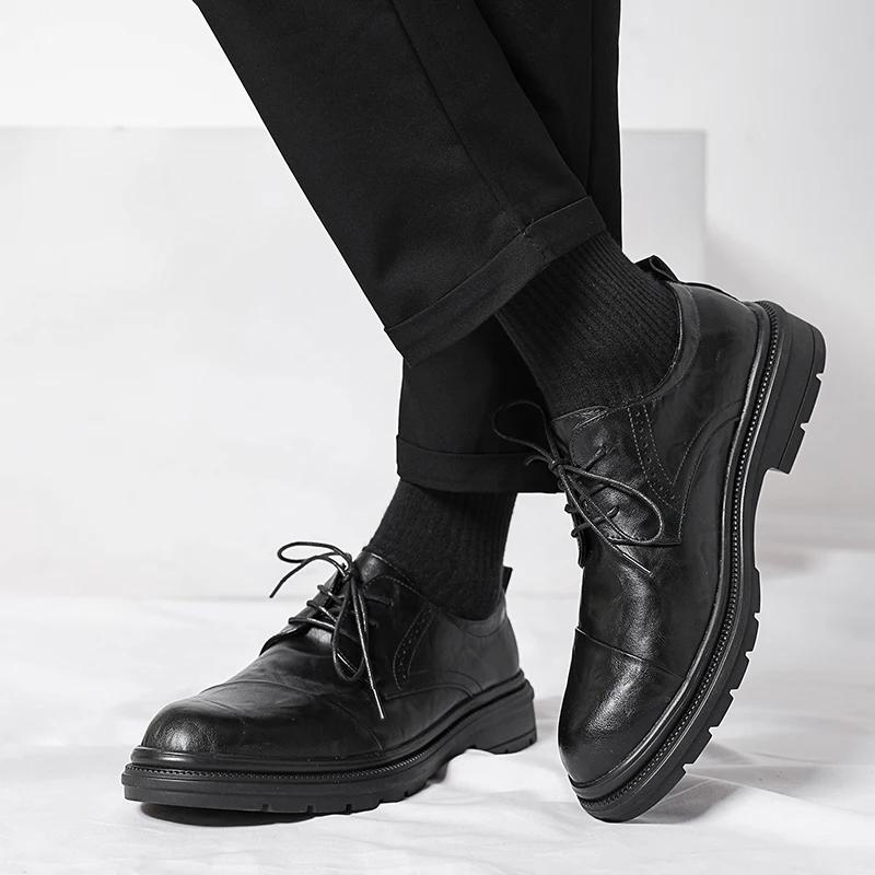 Richelieus pour hommes Brogues tendance Chaussures de ville classiques pour hommes Chaussures à lacets pour hommes Chaussures en cuir verni Chaussures formelles en cuir noir pour soirée de mariage
