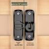 Punch-Free Universal Antique Zinc Alloy Door Latch - Thickened Stainless Steel Anti-Theft Design