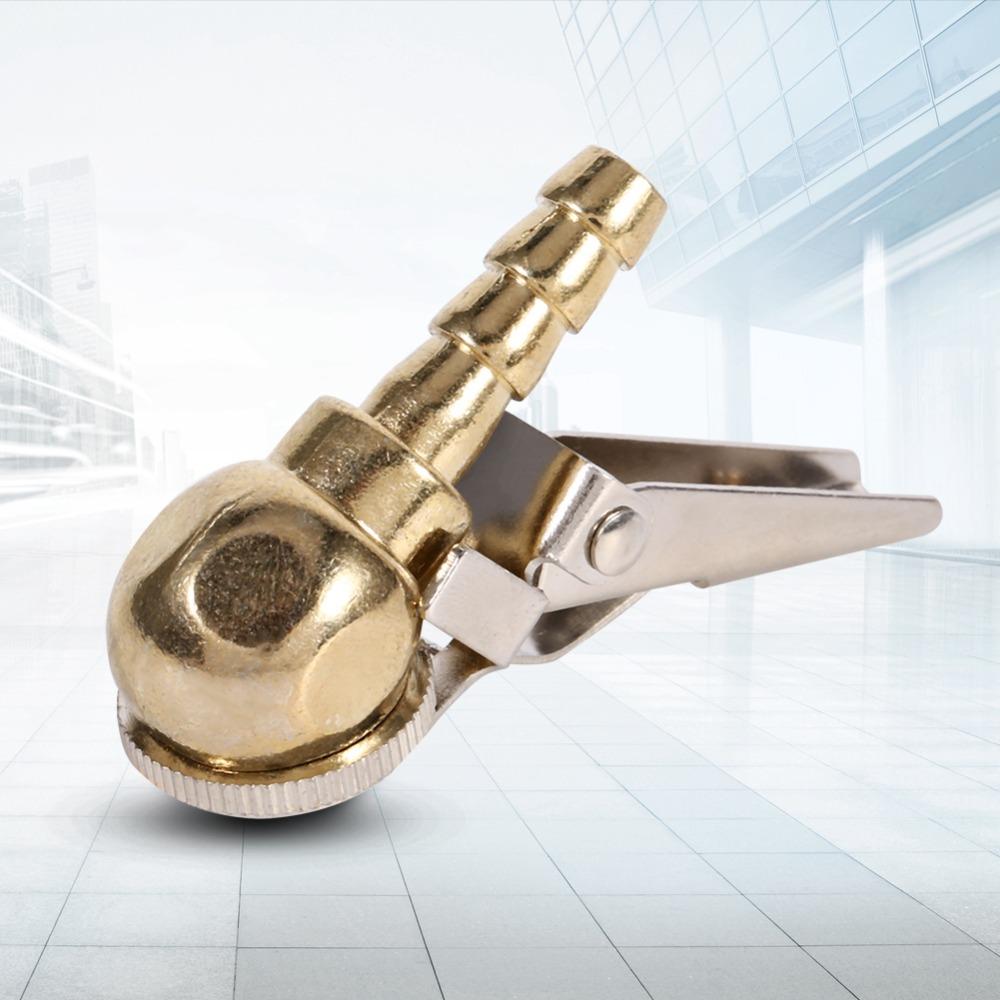 Closed Flow Ball Foot Air Chuck Brass Body Tire Inflation Connector Car/Motorcycle Tire Inflation