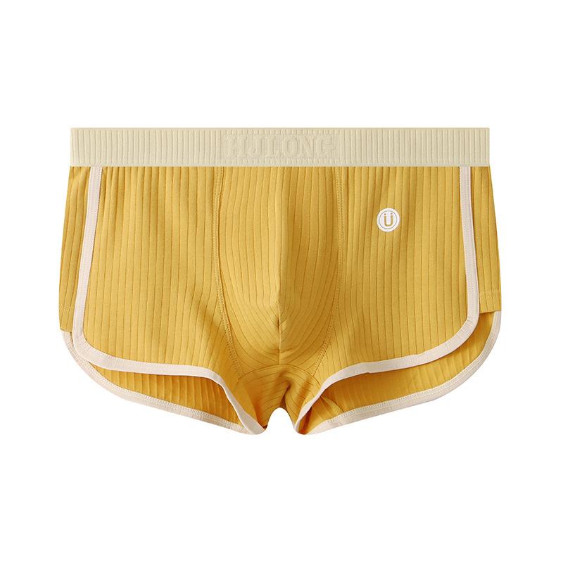Men's Underwear, Boys' Cotton Boxer Shorts, Men's Sports Breathable Youth Boxer Shorts