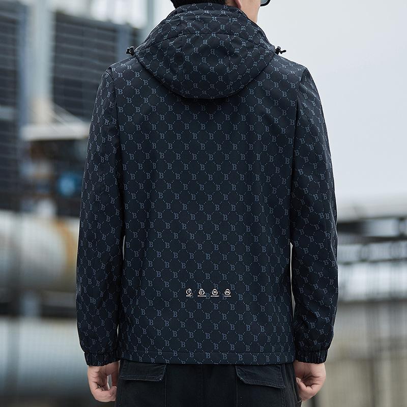 New Men's Jacket Autumn New Trend Young Couple Fashion Trench Coat