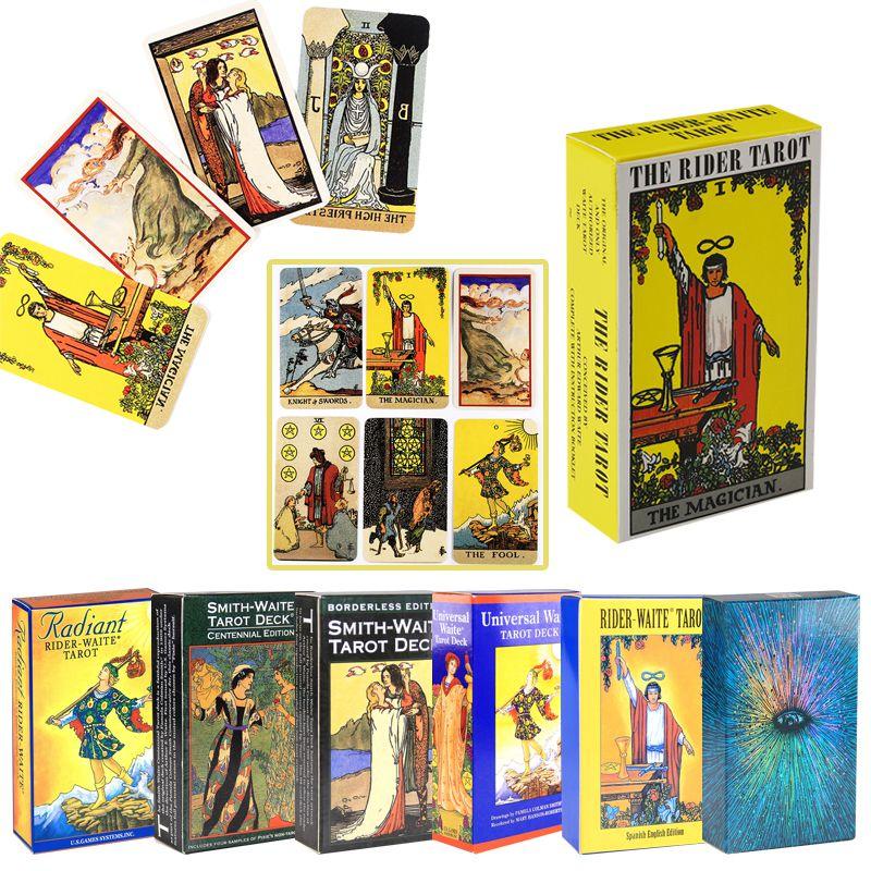 Waite Smith Rider Tarot Deck Card Oracle Board Game Party Prisma Visions Radiant