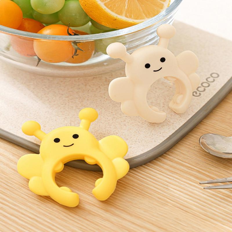 1 Stück Silikon Spatelablage Kleine Biene Verbrühschutz Überlauf Topfclip Löffelhalter Clip Universelle Schaufelablage Küchenhelfer