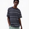 Uniqlo X Jw Anderson Color Block Striped Crew Neck Short Sleeve T-Shirt Men Tops Navy 469054-69