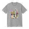 Mason Jar Wildflowers 5 Different Designs Ladies T Shirt Small 2xl 4 Colours Vintage Washed Casual Breathable Slightly Homme