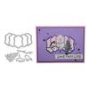 Castle Outside the Window Frame Metal Silvery Stencil Embossing Cutting Dies For Diy Scrapbooking Paper Album Cards Making