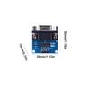 1-10PCS MAX3232 RS232 to TTL Serial Port Converter Module TX RX VCC GND Female DB9 Connector 3.3V-5.5V MAX232 Flashing Board