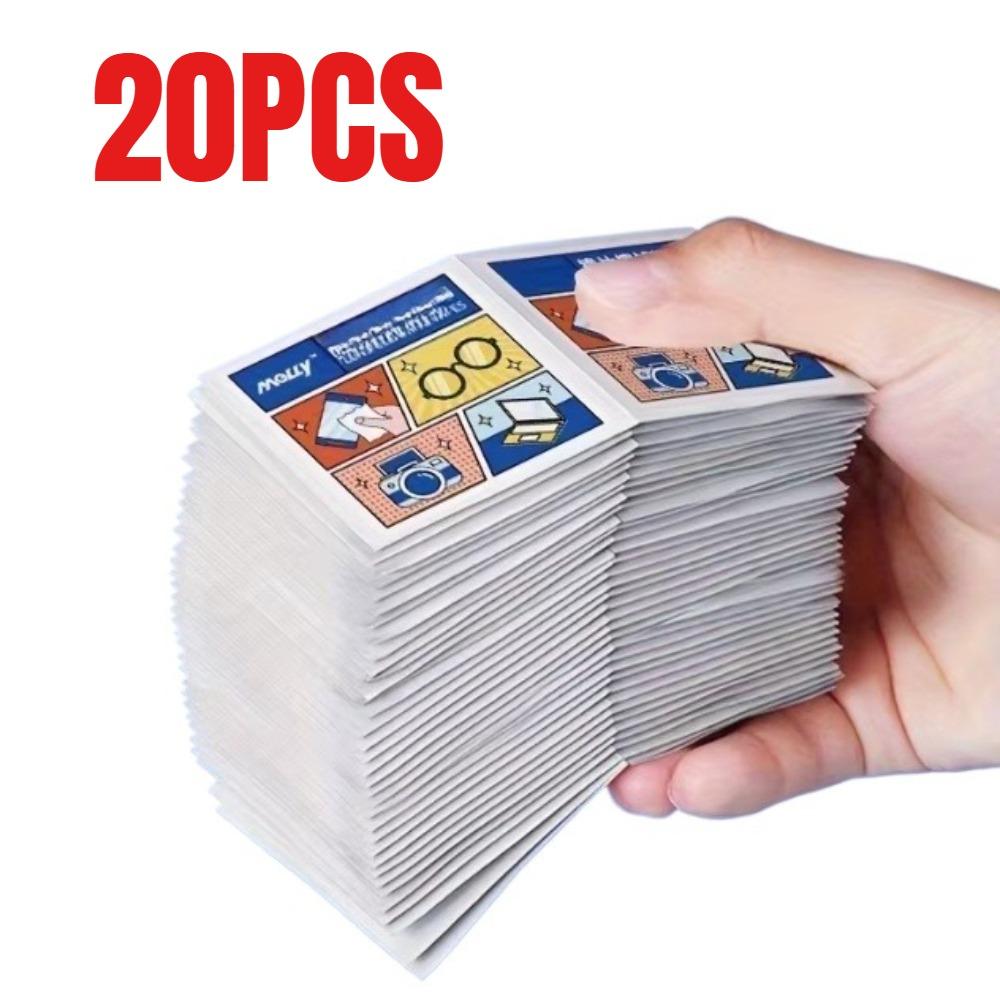 10/200 Pieces Glasses Wipes Anti-fog Screen Cleaning Cloth Accessories Alcohol Wipe Pad Lens Cleaning Wipes Microfiber Tools