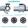 1-5PCS Bicycle Computer Mount Aluminum Alloy Bike Handlebar Computer Holder Road Bike Code Meter Fixing Base for /Wahoo/Bryton