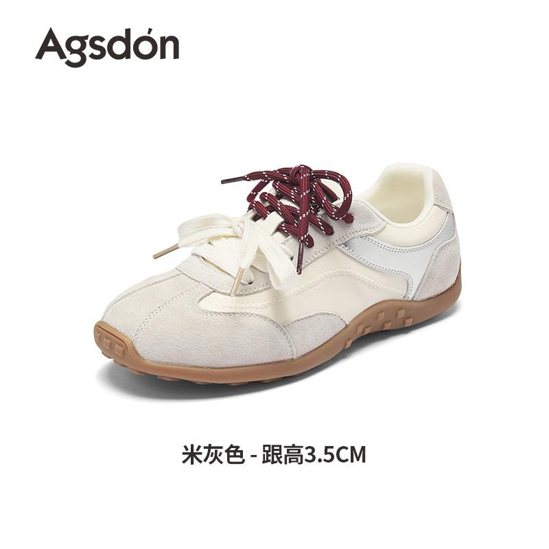 Augustus den Maillard brown German training shoes women's 2025 new summer platform retro Forrest Gump casual sports shoes