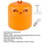Halloween Pumpkin Camping Light Portable Lightweight Rechargeable Outdoor Hanging Pumpkin Lamp Holiday Party Decoration Lantern