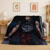 Kpop Hyunjin Stray Kids Musik Flanelldecke Weich Warm Überwurfdecke für Schlafzimmer Wohnzimmer Bett Reise Camping Picknick Geschenk