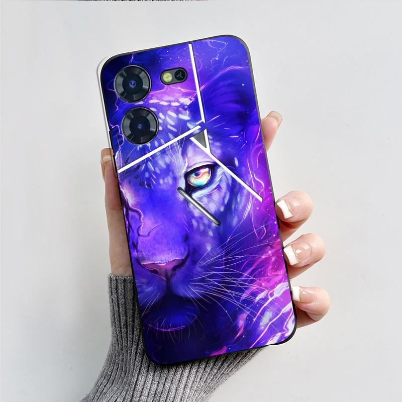 For Tecno Pova 5 Pro Case Cover Shockproof Black Wukong Phone Cases For Tecno Pova 5 Silicone Back Cover Pova5 Pro Bumper Fundas