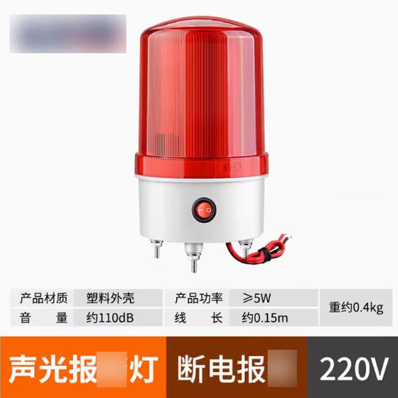 Sound & Light Power Outage Alarm