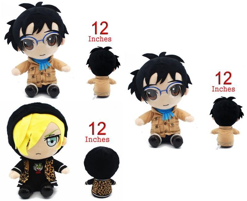 Yuri On Ice Katsuki Yuri Victor Nikiforov Victor Nikiforov Plush Toy With Soft Fabric For Anime Fans Collectible Decor
