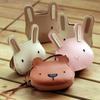 Korean-style Cute Kids' Bag: PU Cartoon Animal Design with Clip, 2-way Crossbody/shoulder, Perfect for Trips & Daily Use!