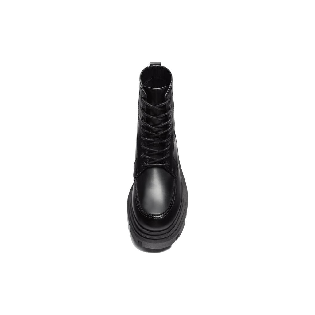 Zara Versatile Minimalist Martin Boots Men Boots Black 2022220800
