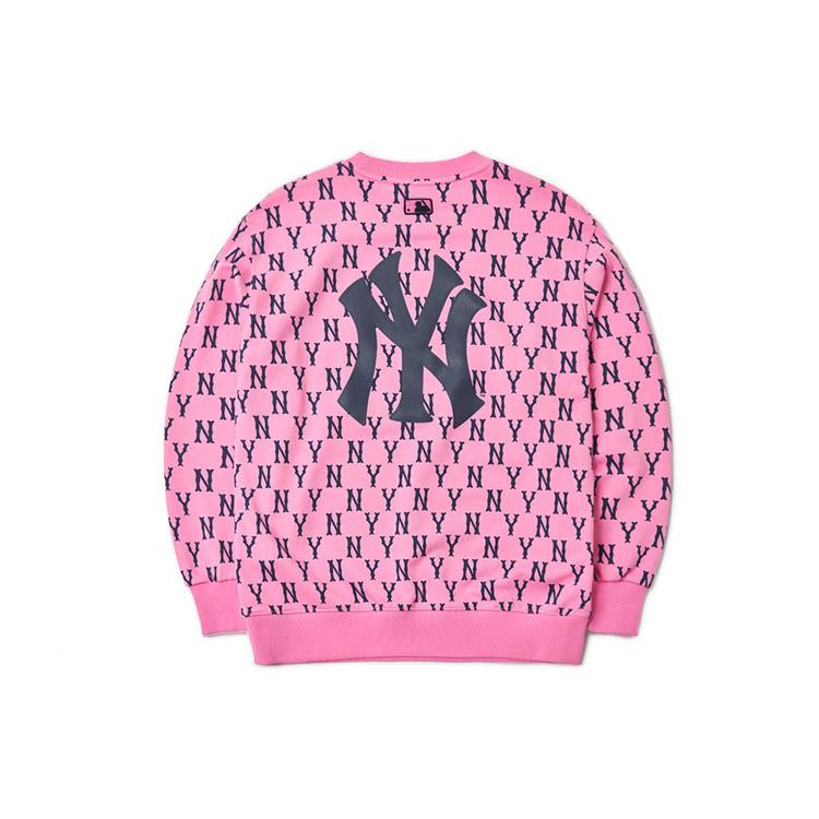 Толстовки MLB Унисекс Розовые С круглым вырезом Умеренные Другое 3AMTM0614-50PKD M