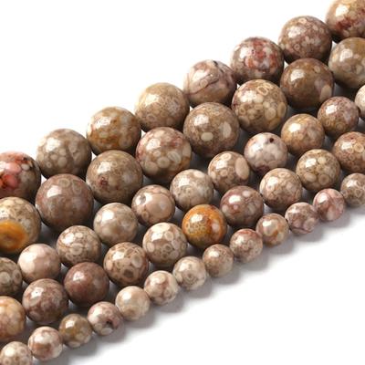 Maifan Jades  Natural Stone Round Beads 15"Strand Smooth Loose Spacer Beads 4/6/8/10/12mm for Jewelry Making DIY Bracelets Charms Accessories