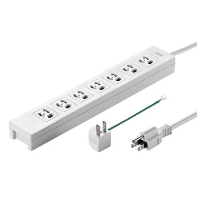 Power Strip, 3-Pin To 2-Pin Conversion Adapter, 7 Outlets, 5m, TAP-F37-5AD