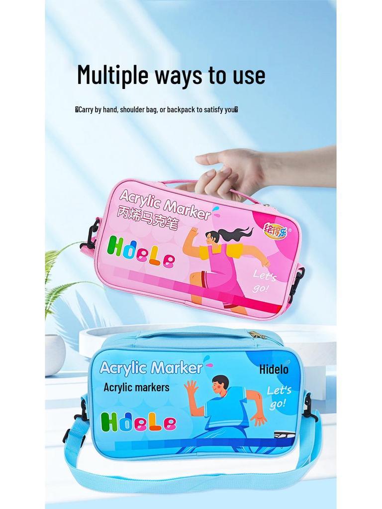 Huideluo Soft-tip Marker Set: Liquid Ink Acrylic Art and Journal Drawing Pens for Students