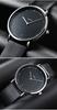 ZooooM Simple Striped Dial Analog Wristwatch, Fashion Accessory, FormalCasual, Unisex for Men and Women (Frame: Silver  Dial: Black  Band: Brown)
