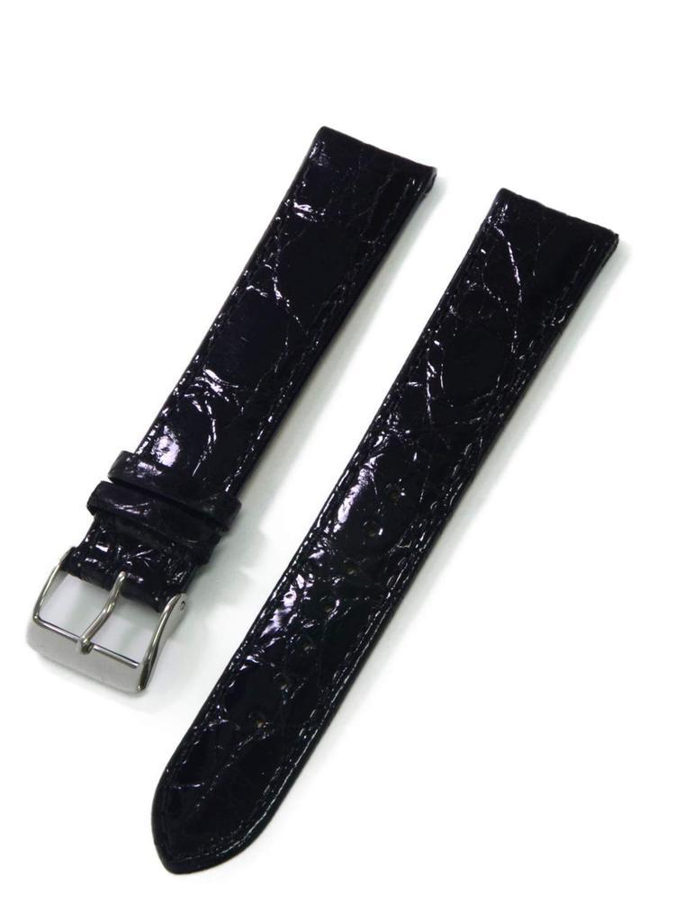 CASSIS Caiman Watch Strap for with Replacement U1097052019020 (Crocodile) HEIDENHEIM, 20mm, Black, Tool,