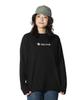 Snow Peak Soft Cotton Logo Long Sleeve T-Shirt, Black, Size S