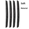 New product: 4-piece car door anti-collision strip with carbon fiber texture for door opening scratch resistant protection car